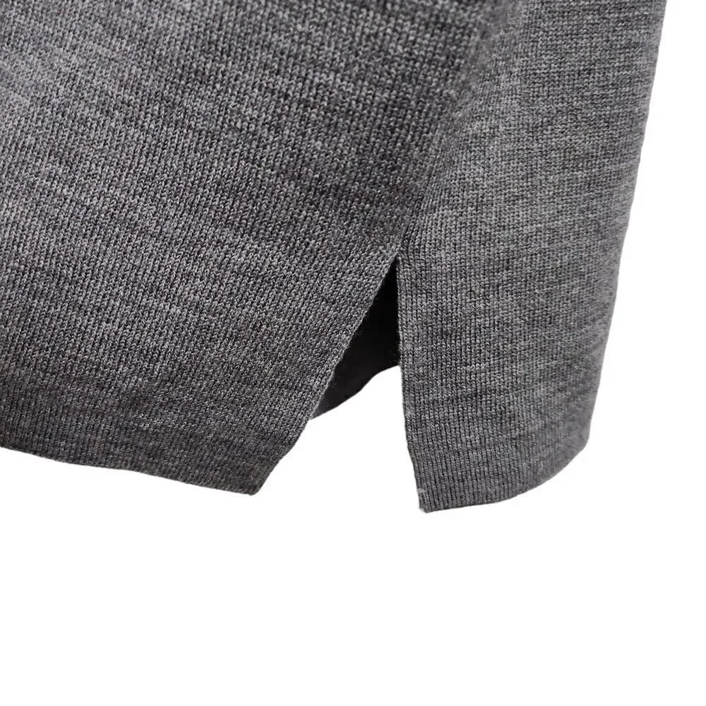 Kobi Halperin Delia Sweater Small Gray Wool Blend Embellished Beaded Stretch - Picture 6 of 13